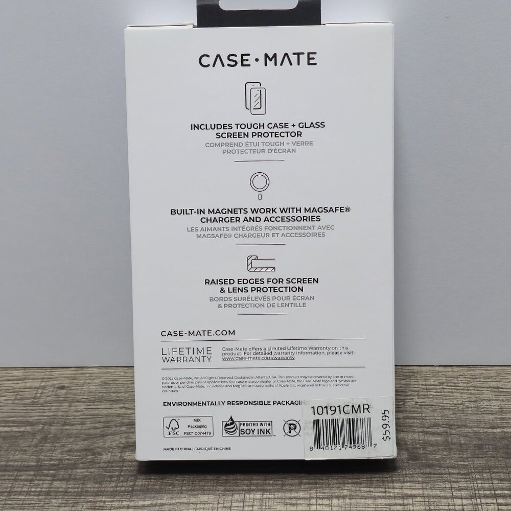 CaseMate Cell Phone Case & Screen Protector iPhone 16e/15/14/13 - Picture 3 of 3